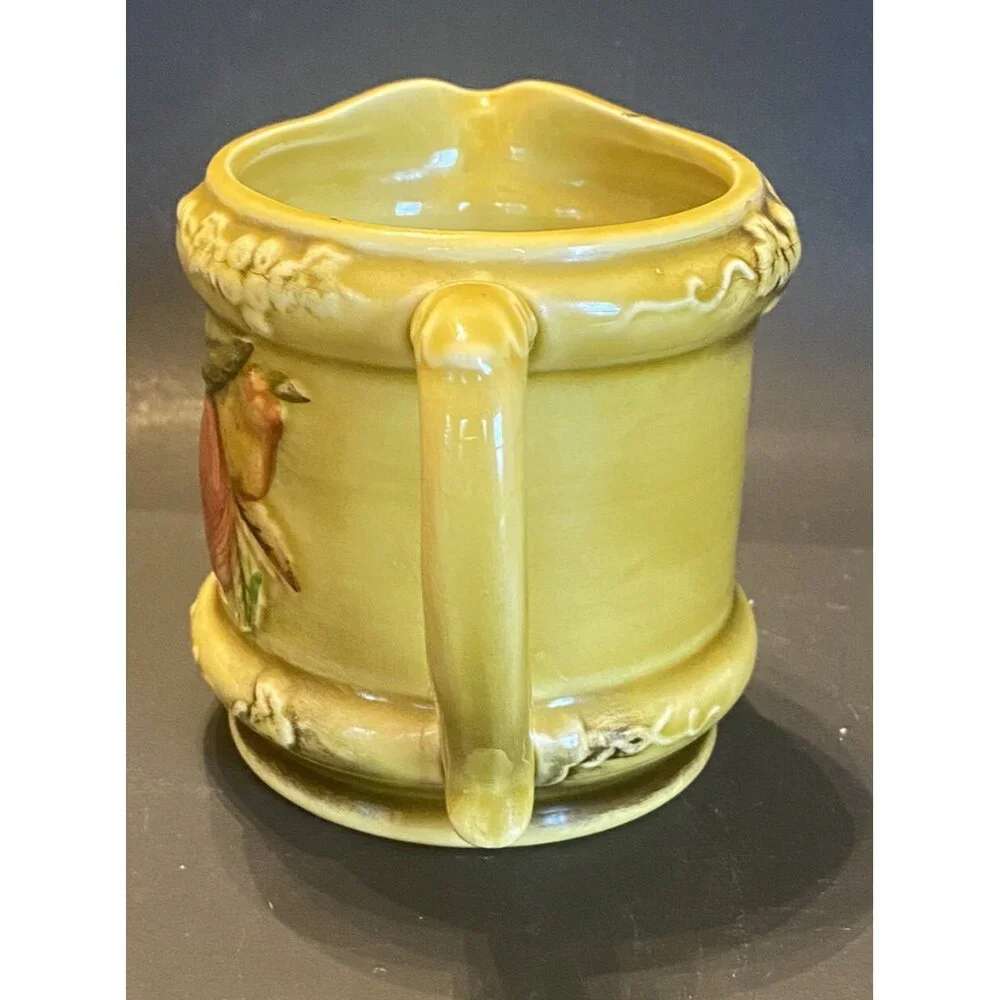 GEO Z LEFTON Vintage 3 Piece 3743 Yellow Creamer‎ & Sugar-Apples/Pears/Grapes